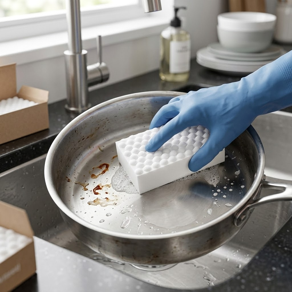 High-density cleaning sponge