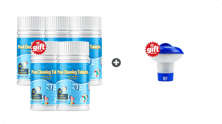 đĽLast Day 50% OFFđââď¸Pool Cleaning Tablets for Crystal Clear Water