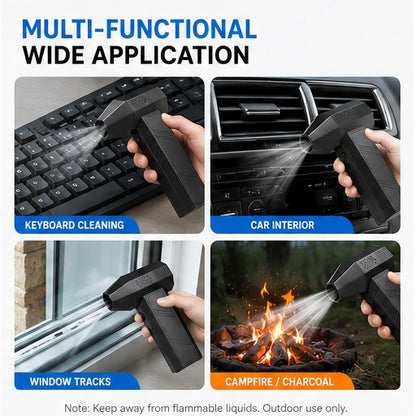 🌪️ COMPACT MULTI-FUNCTIONAL AIR DUSTER