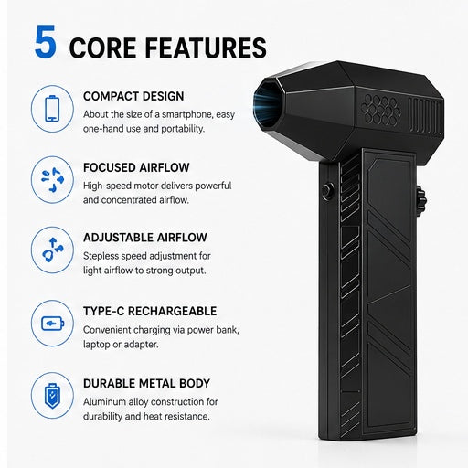 🌪️ COMPACT MULTI-FUNCTIONAL AIR DUSTER