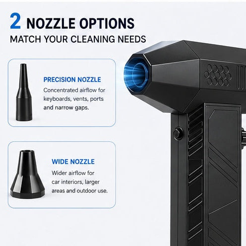 🌪️ COMPACT MULTI-FUNCTIONAL AIR DUSTER