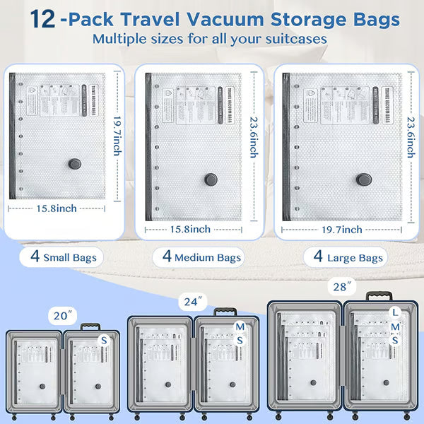 12-piece set(S*4+M*4+L*4)